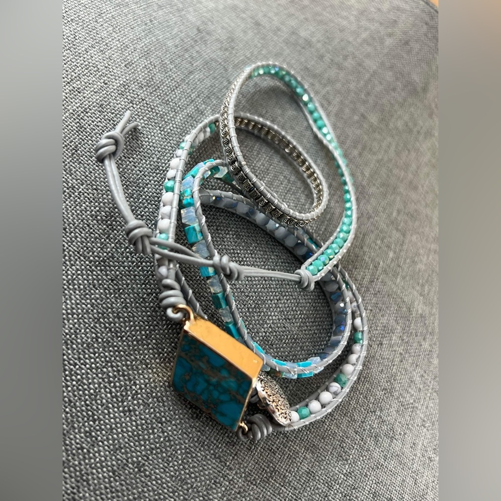 Wrap Around Bracelet Beaded Jewerly